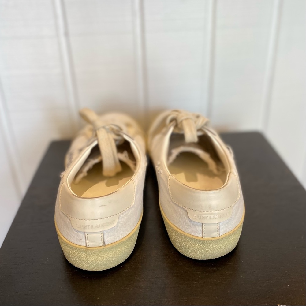 Saint Laurent logo sneakers - Picture 2 of 4